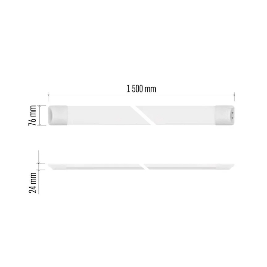 LED-loisteputkivalaisin MINO LED/50W/230V 4000K 150 cm