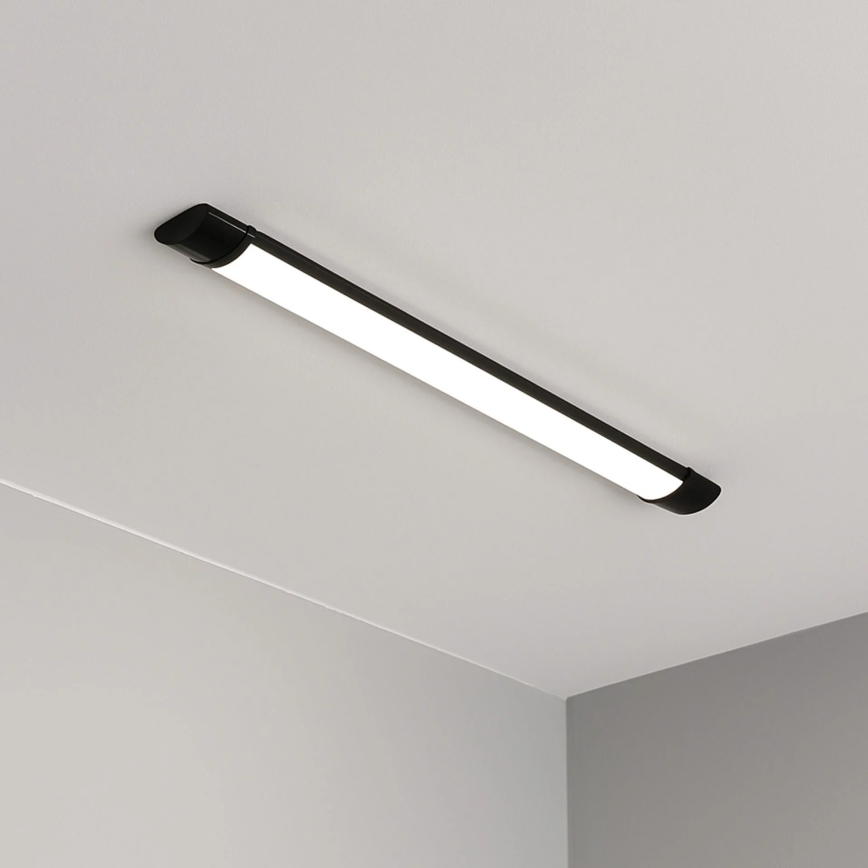 LED-loistevalaisin LED/30W/230V 4000K 90 cm musta