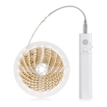 LED-nauha anturilla 4xAAA 3000K 1m