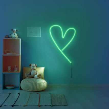 LED-nauha NEON 2 m LED/14W/12V IP65 vihreä