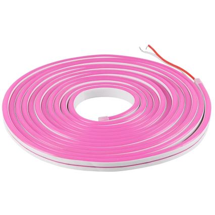 LED-nauha NEON 5 m LED/27W/12V IP65 vaaleanpunainen