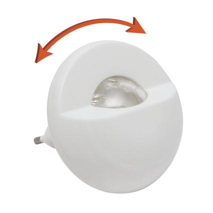 LED-navigointiliitäntävalo anturilla LED/1W/230V 6000K