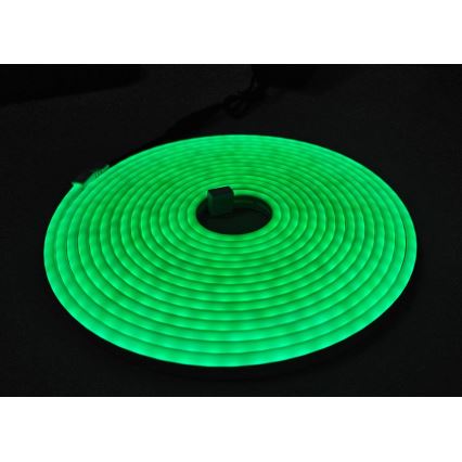 LED Joustava nauha NEON LED/10W/230V 5 m IP65 vihreä