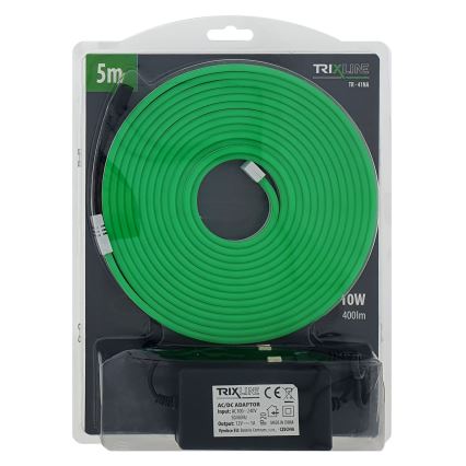 LED Joustava nauha NEON LED/10W/230V 5 m IP65 vihreä