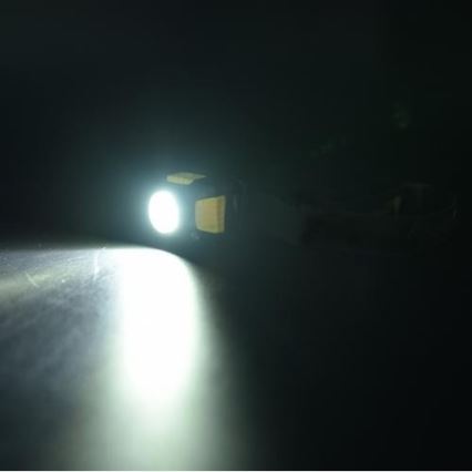 LED Otsalamppu 2xLED/5W/3xAAA + LED/3W
