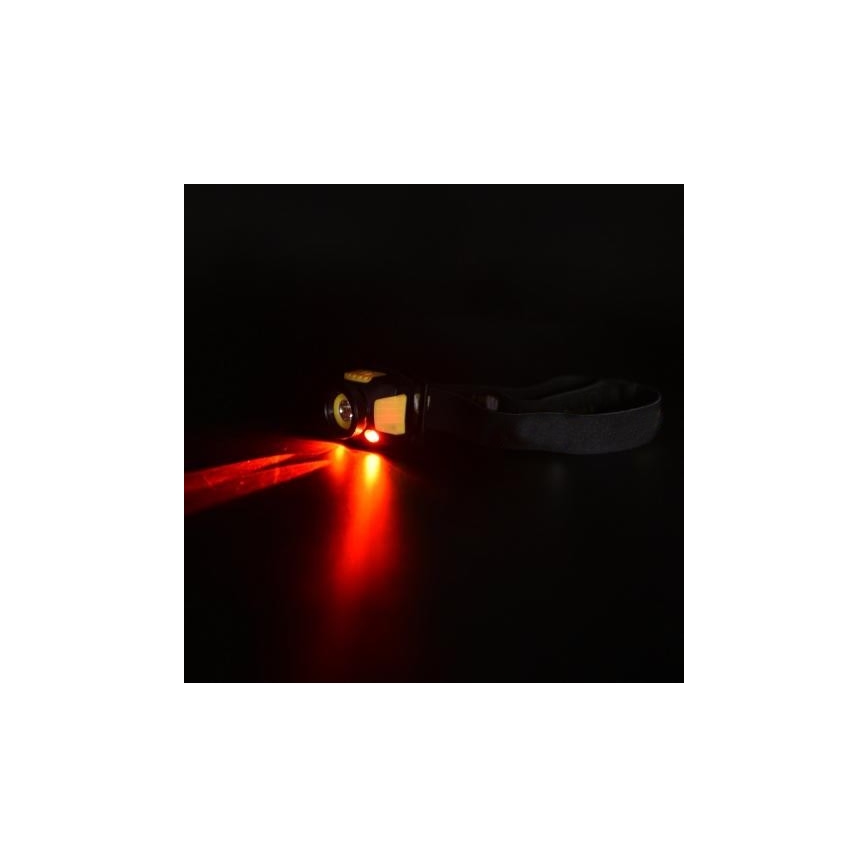 LED Otsalamppu 2xLED/5W/3xAAA + LED/3W