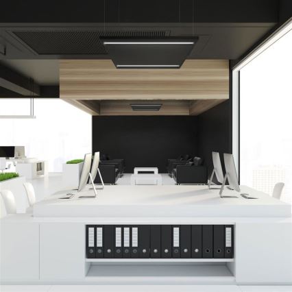 LED-paneeli ALGINE LED/44W/230V 60x60 cm 4000K UGR16 musta