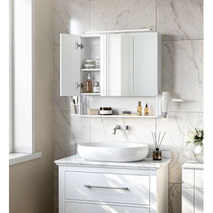 LED-peilikaappi SKY 70x70x16 cm 230V, valkoinen