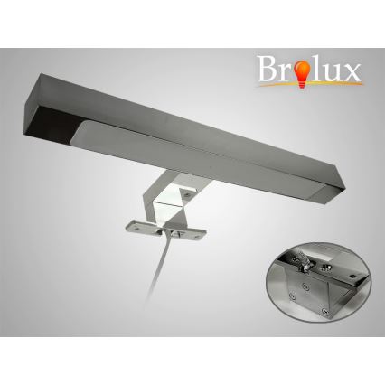 LED-peilivalaisin ENGIS LED/7,2 W/230 V 30 cm IP44 kiiltävä kromi