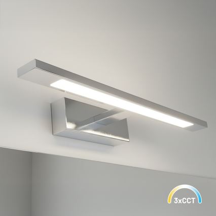 LED-peilivalaisin KLIMT LED/8W/230V 3000/4000/6000K 40 cm IP44 kiiltävä kromi