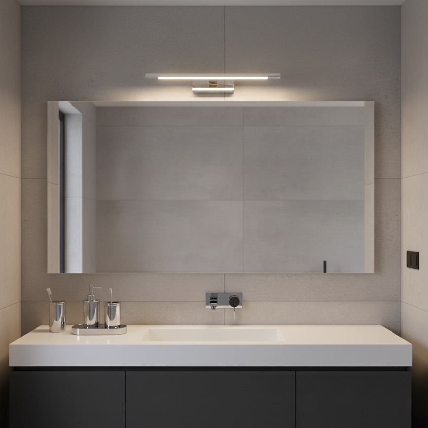 LED-peilivalaisin KLIMT LED/8W/230V 3000/4000/6000K 40 cm IP44 kiiltävä kromi