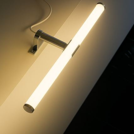 LED-peilivalaisin kylpyhuoneeseen 2-in-1 APA LED 6 W 230 V 40 cm IP44 kiiltävä kromi