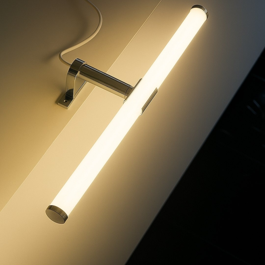 LED-peilivalaisin kylpyhuoneeseen 2-in-1 APA LED 6 W 230 V 40 cm IP44 kiiltävä kromi