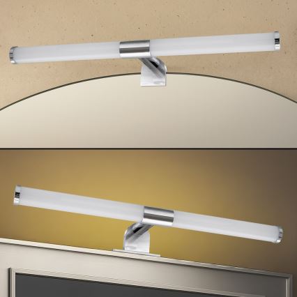 LED-peilivalaisin kylpyhuoneeseen 2-in-1 APA LED 6 W 230 V 40 cm IP44 kiiltävä kromi