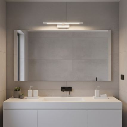 KLIMT LED -kylpyhuonepeilivalaisin, 8 W, 230 V, 3000/4000/6000 K, 40 cm, IP44, valkoinen
