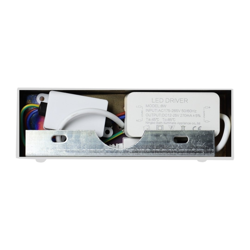 KLIMT LED -kylpyhuonepeilivalaisin, 8 W, 230 V, 3000/4000/6000 K, 40 cm, IP44, valkoinen