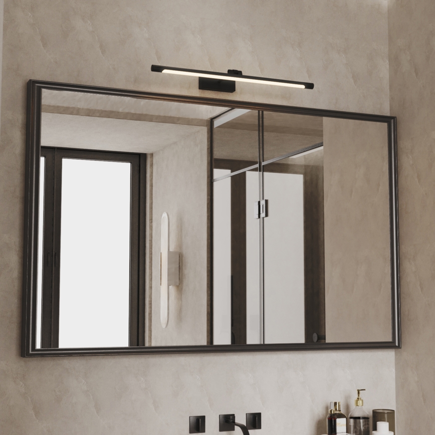 LED-peilivalaisin kylpyhuoneeseen MIRROR LED/8W/230V 4000K IP44 60 cm musta