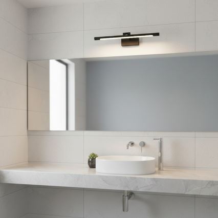 LED-peilivalaisin MIRROR LED/6W/230V 4000K IP44 40 cm musta