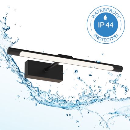 LED-peilivalaisin MIRROR LED/6W/230V 4000K IP44 40 cm musta