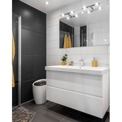 LED-peilivalon kylpyhuoneeseen LED/5W/230V 4000K 30 cm IP44 kiiltävä kromi