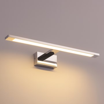 LED-peilivalot LED/10W/230V 3000K kiiltävä kromi