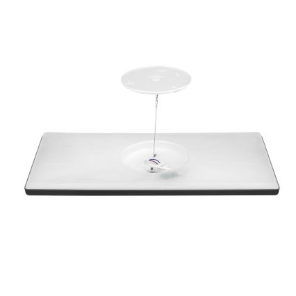 LED Pinta asennettava paneeli NIVERA LED/32W/230V IP54 3000/4000/6000K 29,5x59,5 cm musta