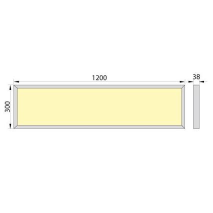 LED Pinta-asennettava paneeli OREGA LED/40W/230V 4000K IP40