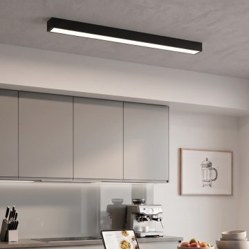 LED pinta-asennettava/riippuvalaisin vaijerilla LED/44W/230V 4000K 120 cm musta