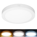 LED-pinta-/upotettava paneeli 2-in-1 24W/230V 3000/4000/6000K Ø 30 cm IP54 valkoinen