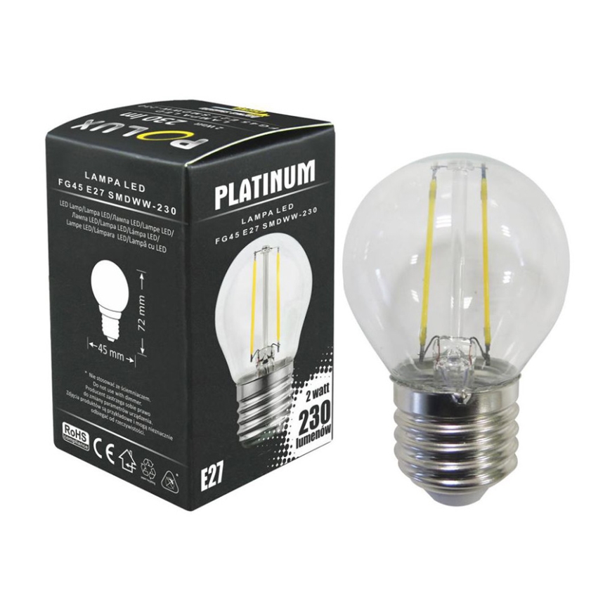 LED-polttimo 1xE27/2,5W/230V 3000K