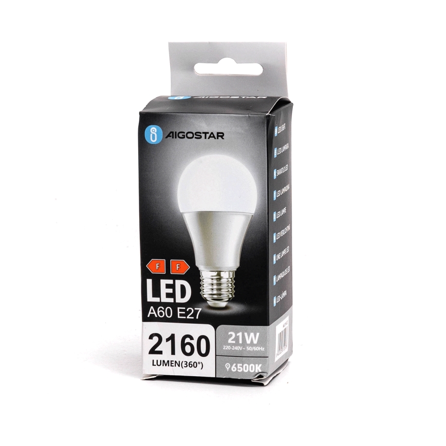 LED-polttimo A60 E27/21W/230V 6500K - Aigostar