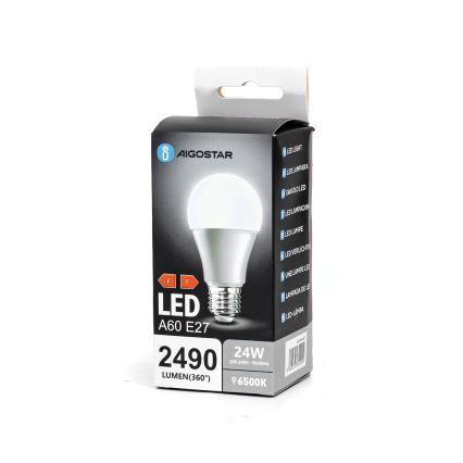 LED-polttimo A60 E27/24W/230V 6500K - Aigostar