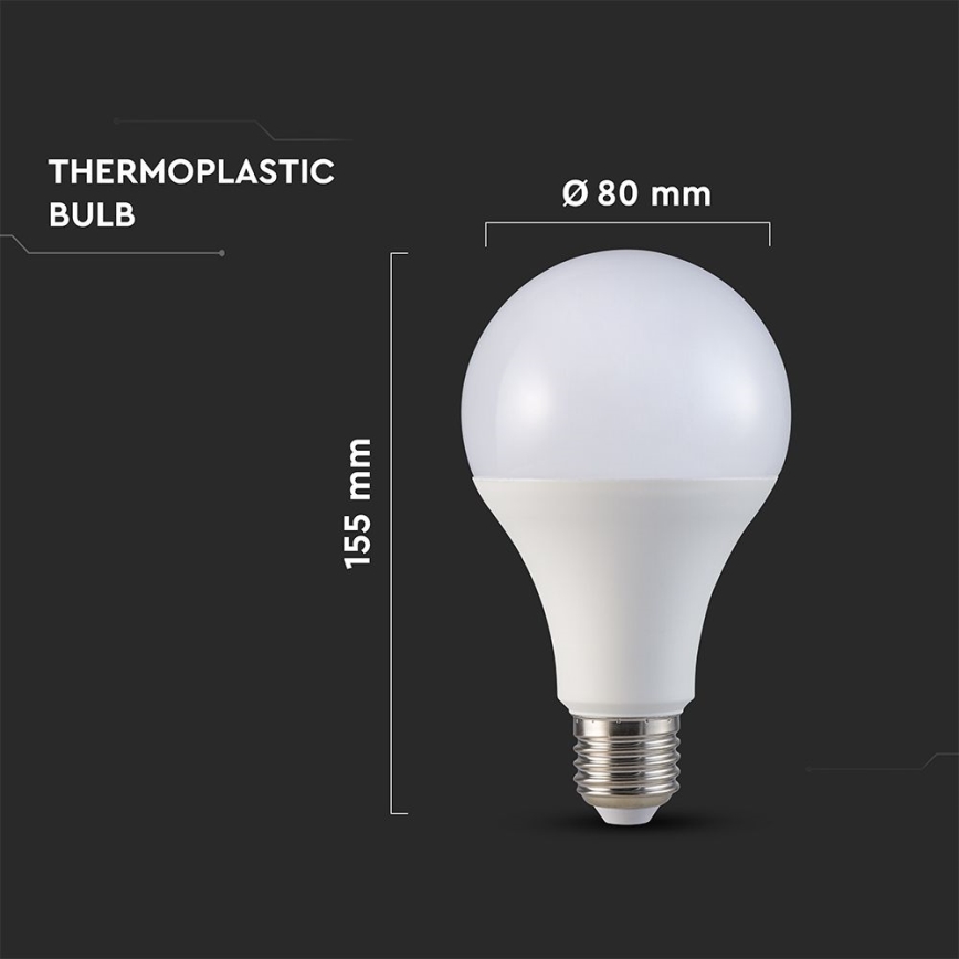 LED-polttimo A80 E27/20W/230V 3000K