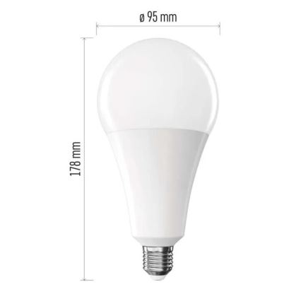 LED-polttimo A95 E27/28W/230V 2700K