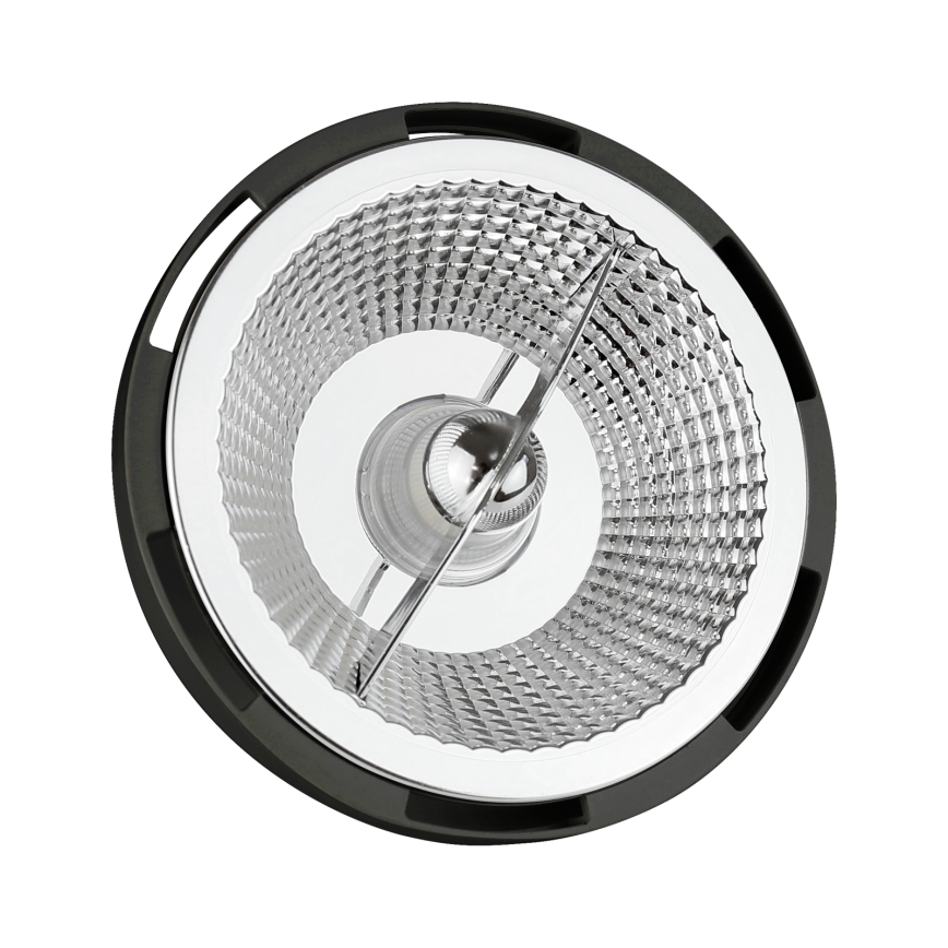 LED-polttimo AR111 GU10/12W/230V 4000K 45° musta
