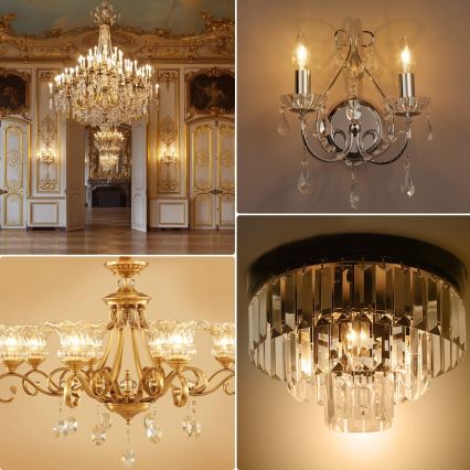 LED Polttimo C35 E14/4W/230V 2200K - Aigostar