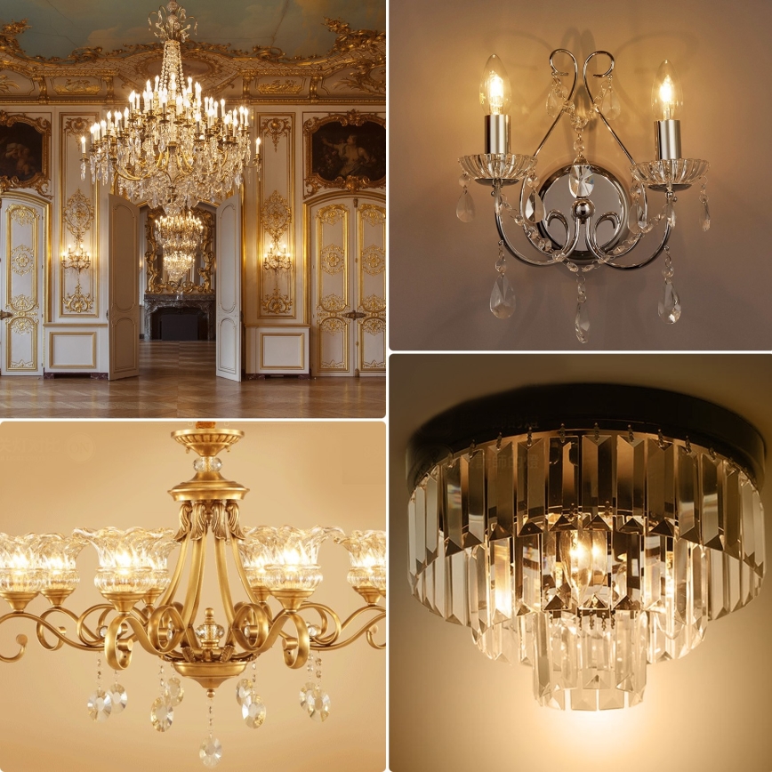 LED Polttimo C35 E14/4W/230V 2200K - Aigostar