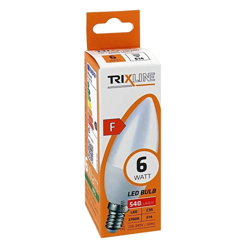 LED-polttimo C35 E14/6W/230V 2700K