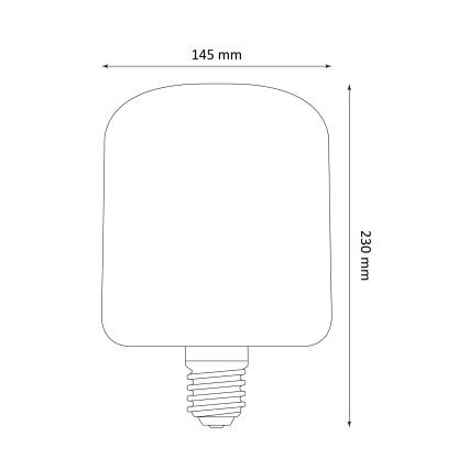 LED Polttimo DECO VINTAGE E27/4W/230V 1800K
