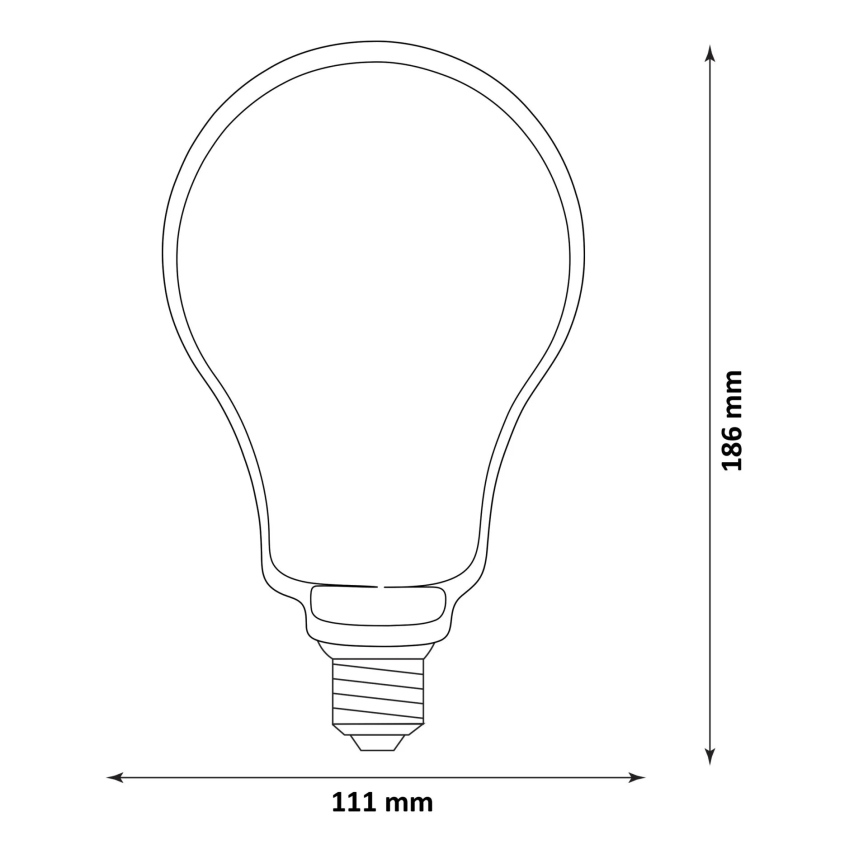 LED-polttimo DECO VINTAGE FILAMENT O110 E27/4W/230V 1800K