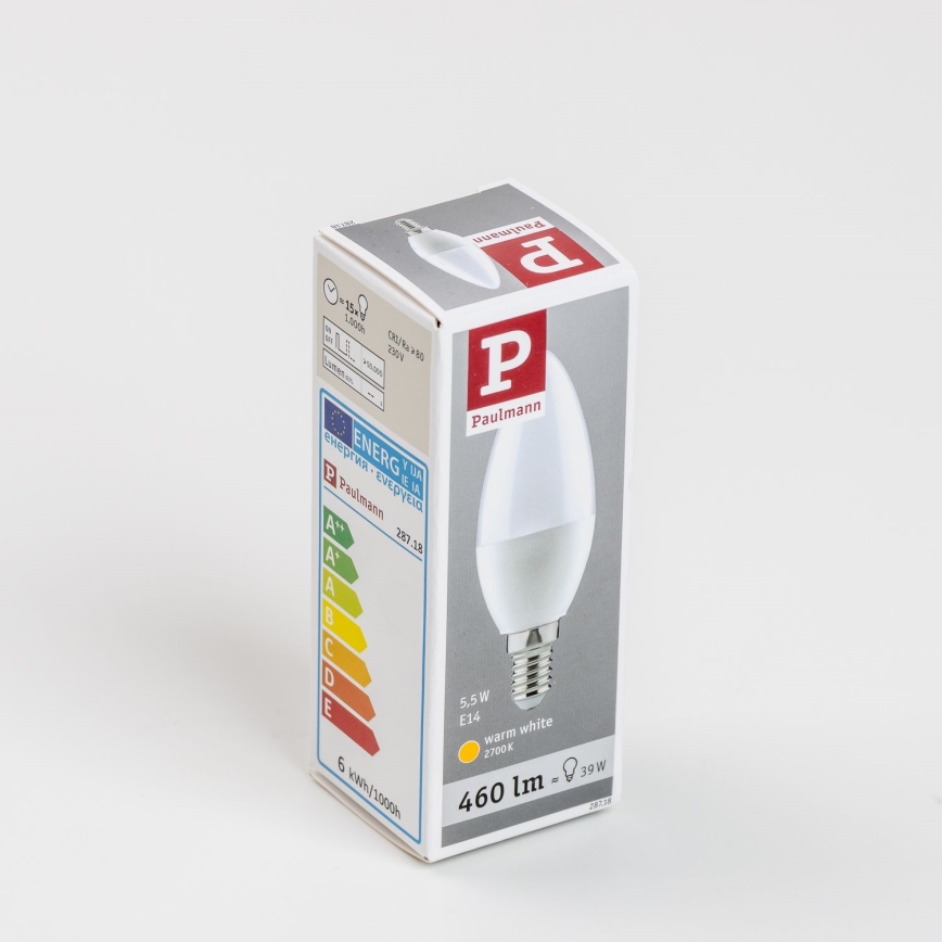 LED-polttimo E14/5,5W/230V 2700K - Paulmann 28718