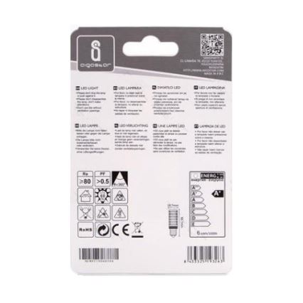 LED-polttimo E14/6W/230V 3000K - Aigostar