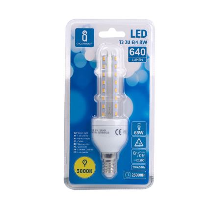 LED Polttimo E14/8W/230V 3000K - Aigostar