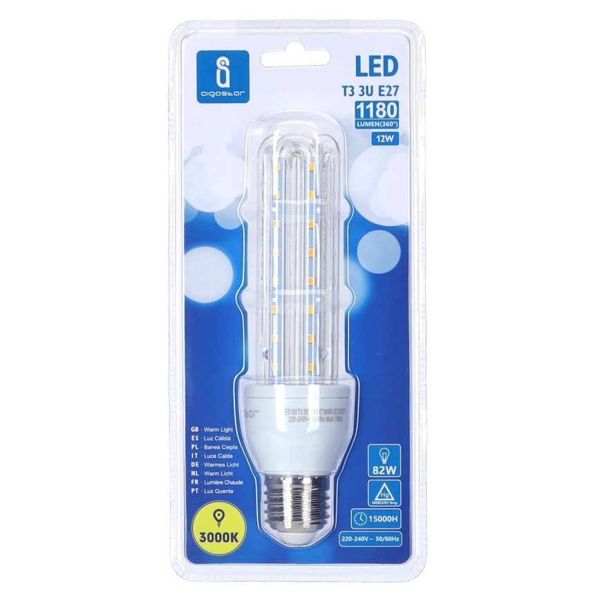 LED-polttimo E27/12W/230V 3000K - Aigostar