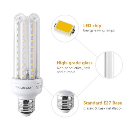 LED-polttimo E27/15W/230V 3000K - Aigostar