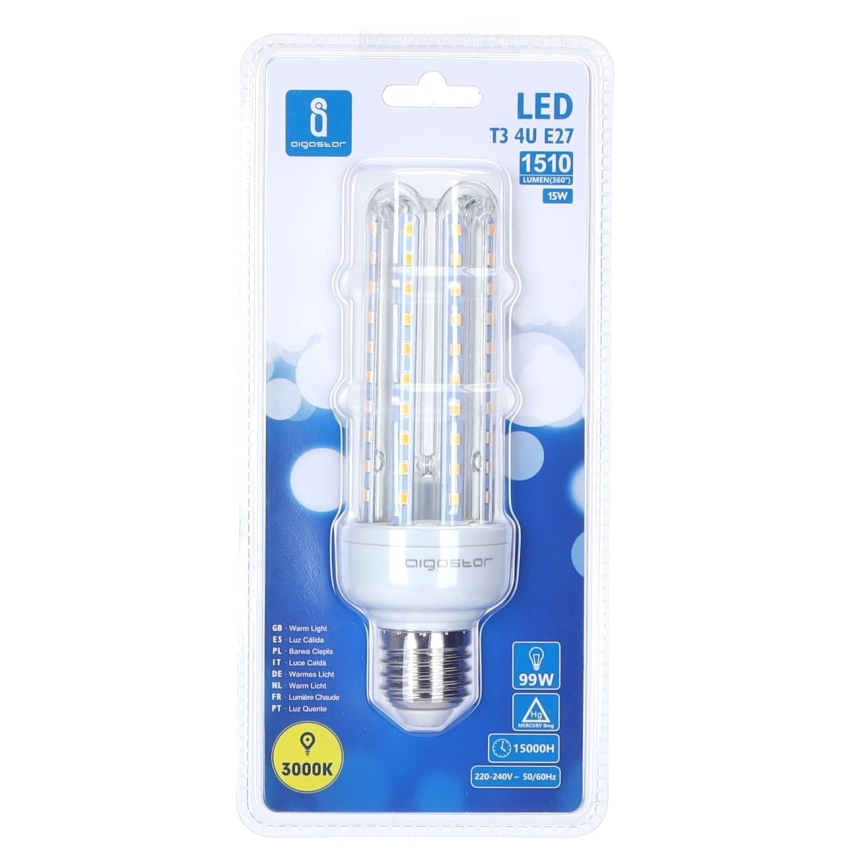 LED-polttimo E27/15W/230V 3000K - Aigostar