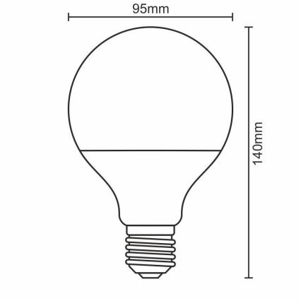 LED-polttimo E27/18W/165-265V 4000K