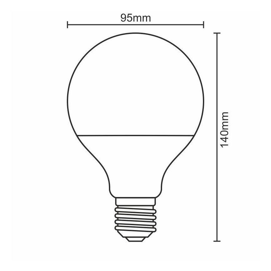LED-polttimo E27/18W/165-265V 4000K