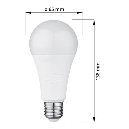 LED-polttimo E27/18W/230V 6000K 2000 lm