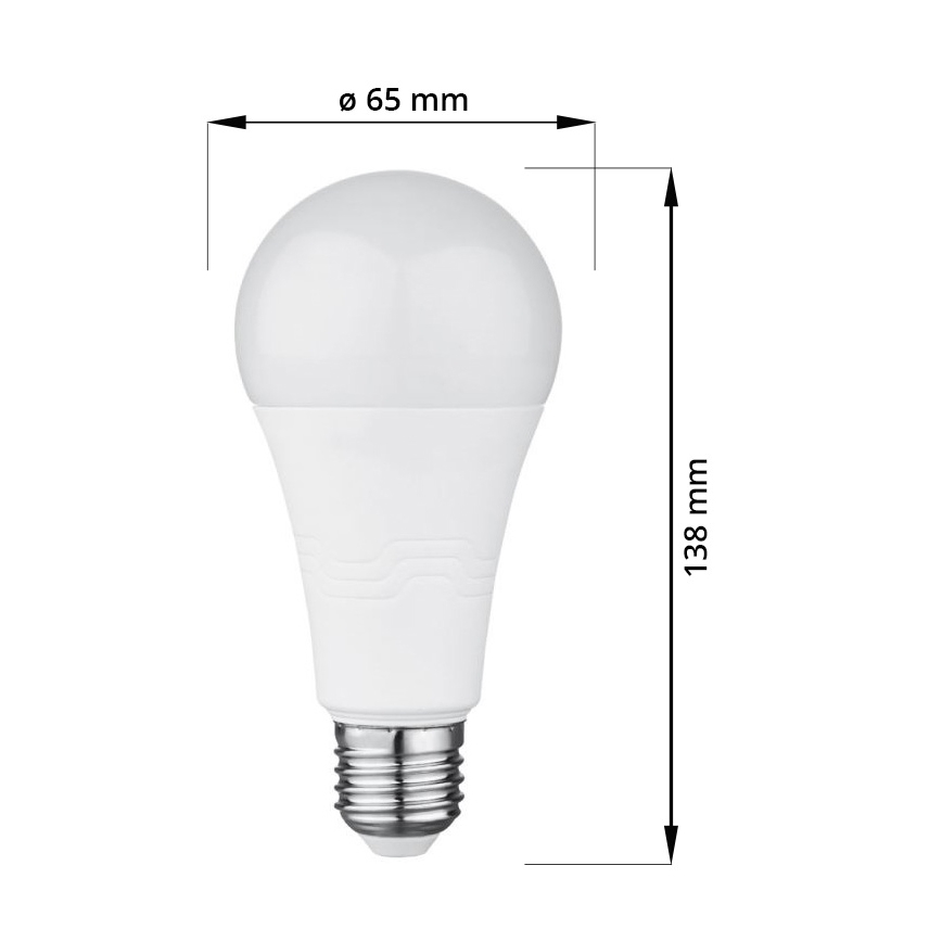 LED-polttimo E27/18W/230V 6000K 2000 lm